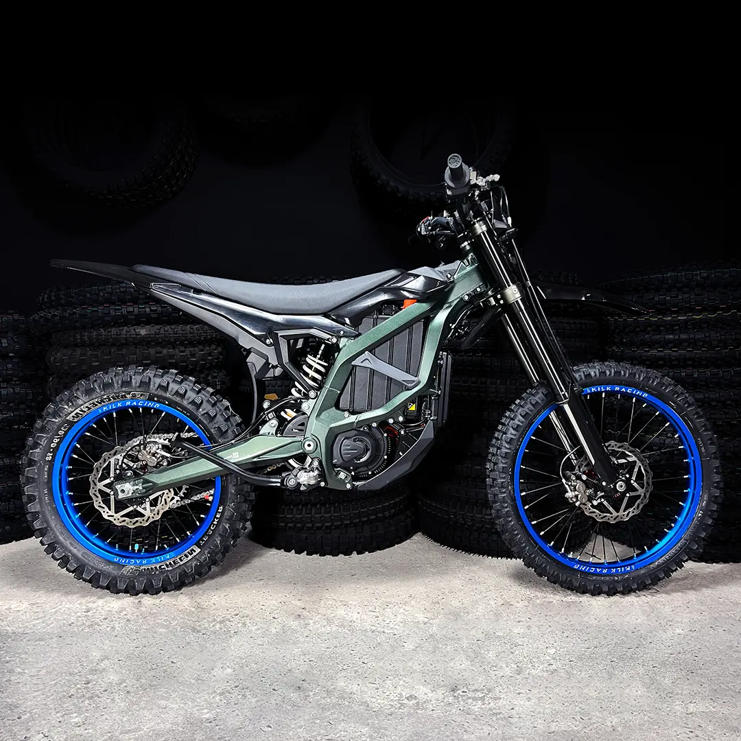 Blue-rim supermoto build with TORQ parts