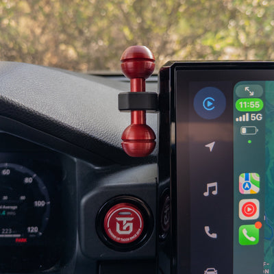 Billet Aluminum 4th Gen Tacoma Dashtop Multi Mount (DMM)