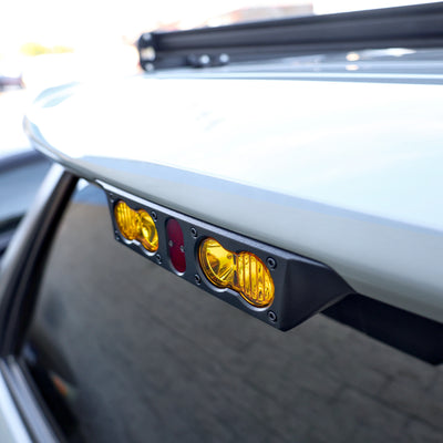 Billet Aluminum Third Brake Light Housing for 2 Baja Designs S2, 2010 - 2024 Toyota 4runner