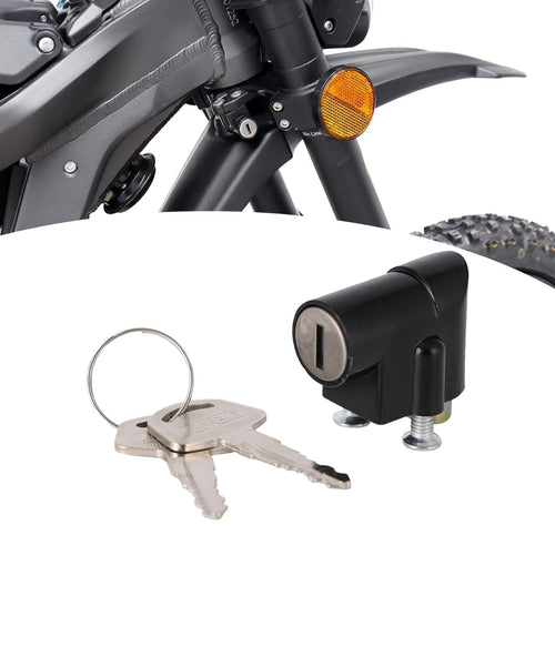 Head Lock Aluminum Handlebar Direction Security Anti-Theft lock