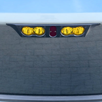 Billet Aluminum Third Brake Light Housing for 2 Baja Designs S2, 2010 - 2024 Toyota 4runner
