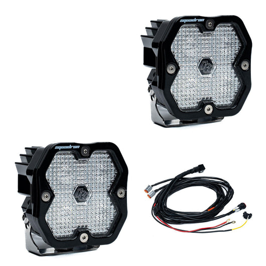 Baja Designs Squadron 2.0 Pro Black LED Auxiliary Light Pod Pair - Universal