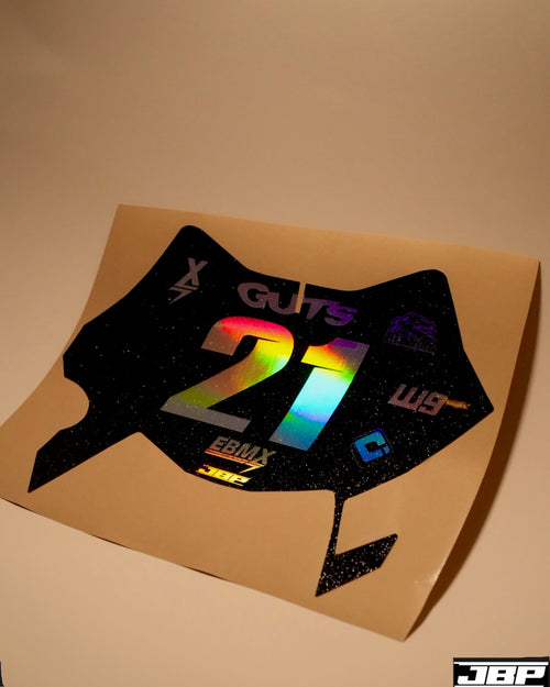 Predesigned UltraBee Plate Decal