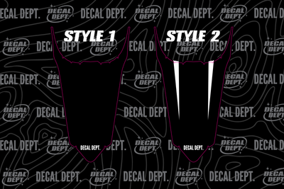 Custom Long Surron Rear Fender Decal