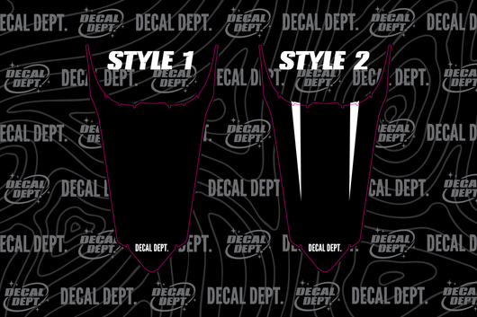 Custom Long Surron Rear Fender Decal