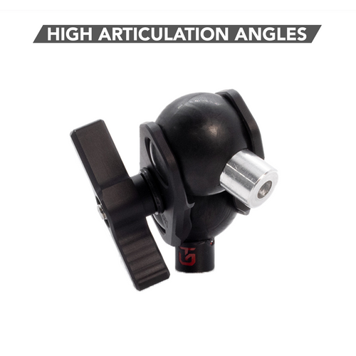 Mach 125 Arm - Short Machined Aluminum 1" Ball Mount Arm