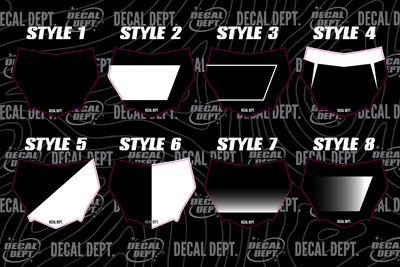 Custom Motocutz Plate Decal