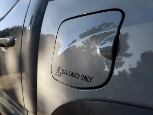 Taco sauce only! Decal