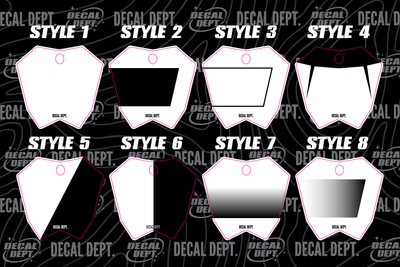 Custom RTR Plate Decal