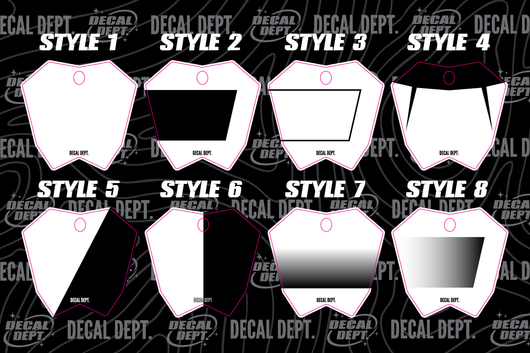 Custom RTR Plate Decal