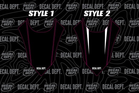 Custom RTR Rear Fender Decal