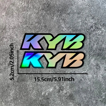 2PCS KYB Stickers
