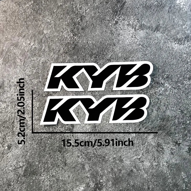 2PCS KYB Stickers