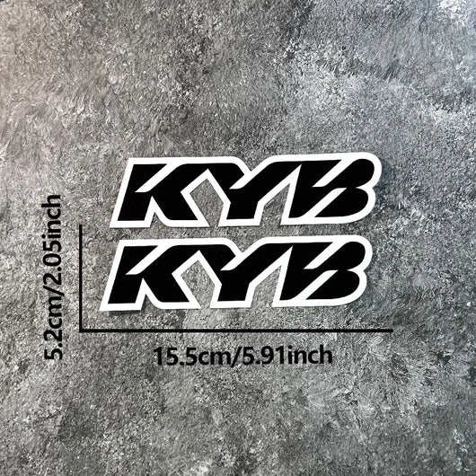 2PCS KYB Stickers