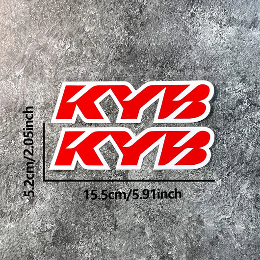 2PCS KYB Stickers