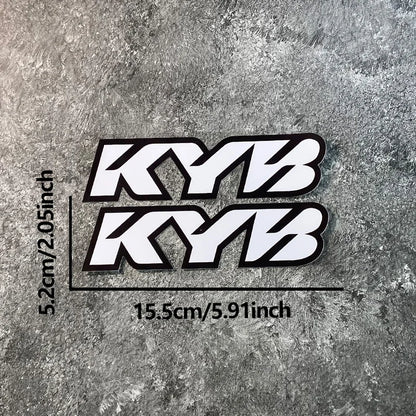 2PCS KYB Stickers