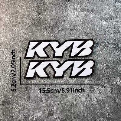 2PCS KYB Stickers