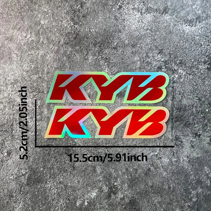 2PCS KYB Stickers