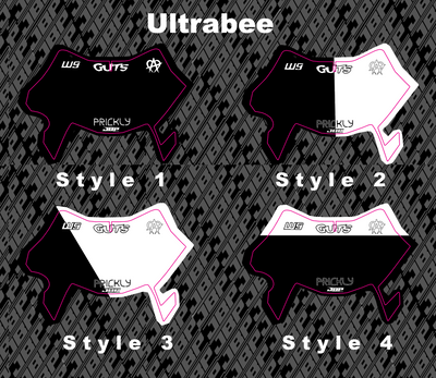 Predesigned UltraBee Plate Decal