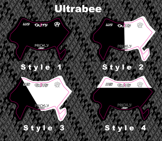 Predesigned UltraBee Plate Decal