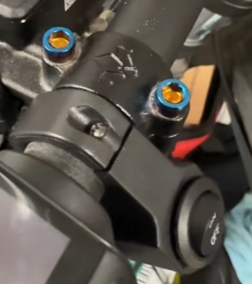 Formula brake titanium clamp bolts