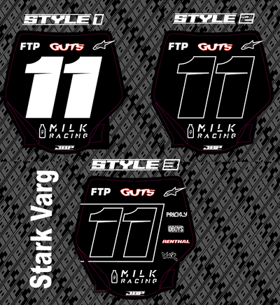 Stark Varg Front Plate Decals