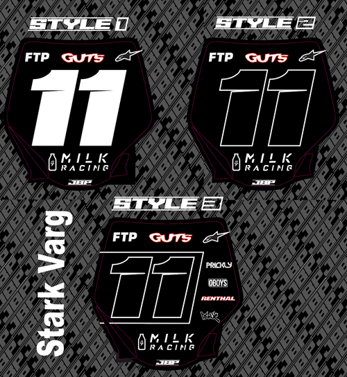 Stark Varg Front Plate Decals