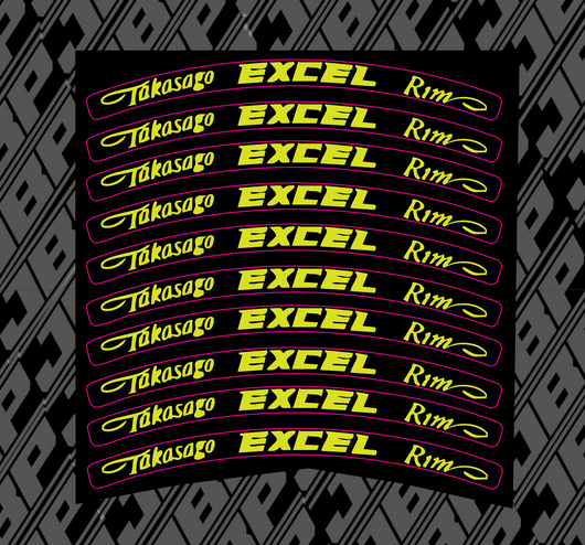 Excel Wheel Stickers