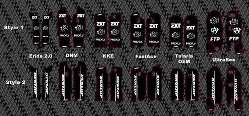 Predesigned Fork Guard Decals