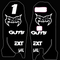 ultra bee fork gaurd decal