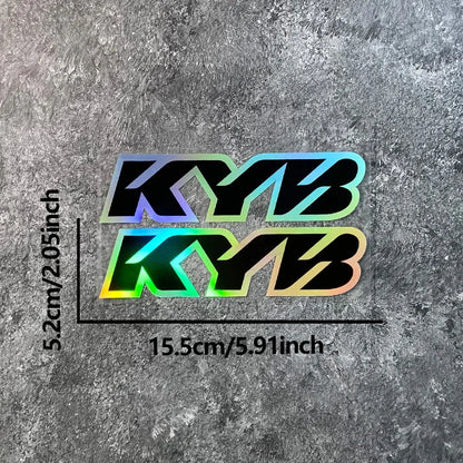 2PCS KYB Stickers