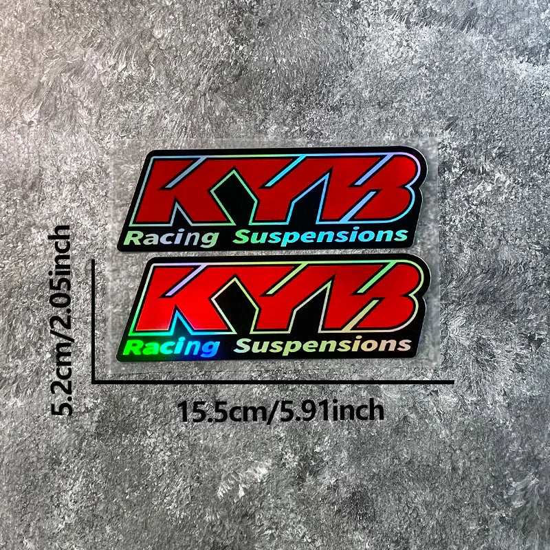 2PCS KYB Stickers