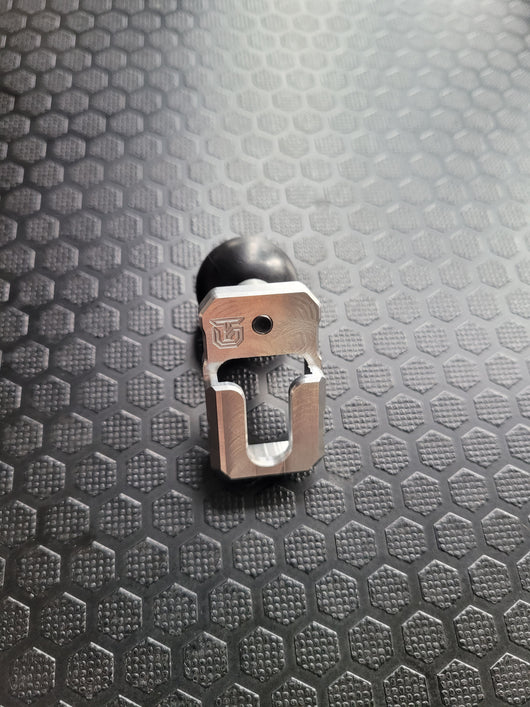 Radio Mic Mount with 1" Ball Adapter (Machined Aluminum)