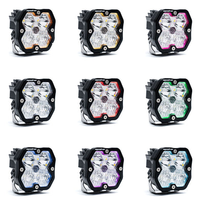 Baja Designs Squadron 2.0 Sport Black LED Auxiliary Light Pod Pair - Universal
