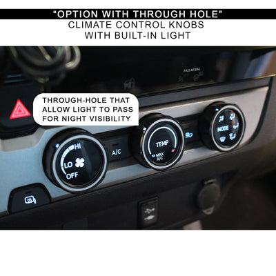 Blackout Control Knob Caps