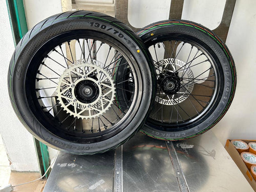 Customizable Supermoto Wheelset For Surron Ultra Bee