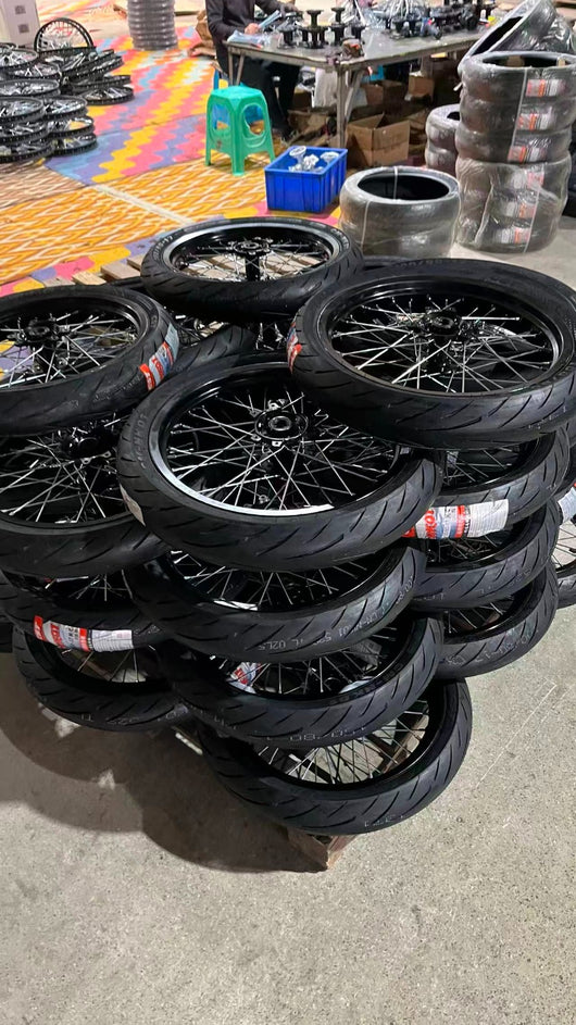 Customizable Supermoto Wheel Set For Surron LBX/E Ride Pro/Talaria XXX, MX3, MX4, MX5