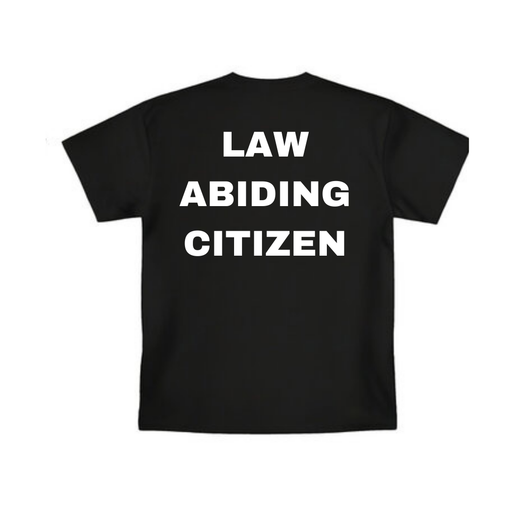 "LAW ABIDING CITIZEN" SHIRT - BLACK