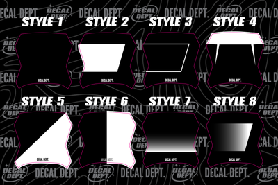 Custom Yozma Plate Decal