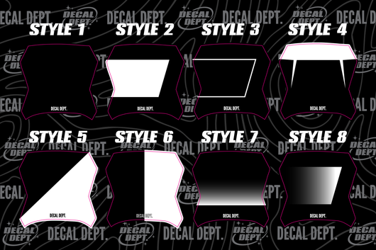 Custom Yozma Plate Decal