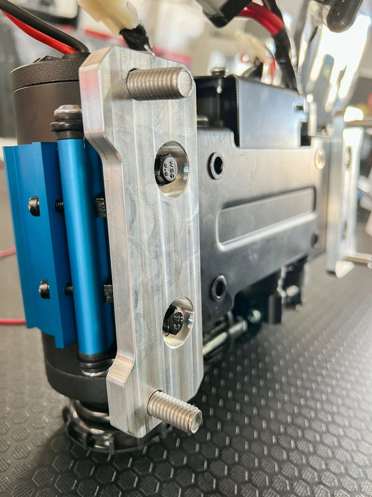 Machined Billet 6061 Aluminum ARB Twin Compressor to winch plate adapters