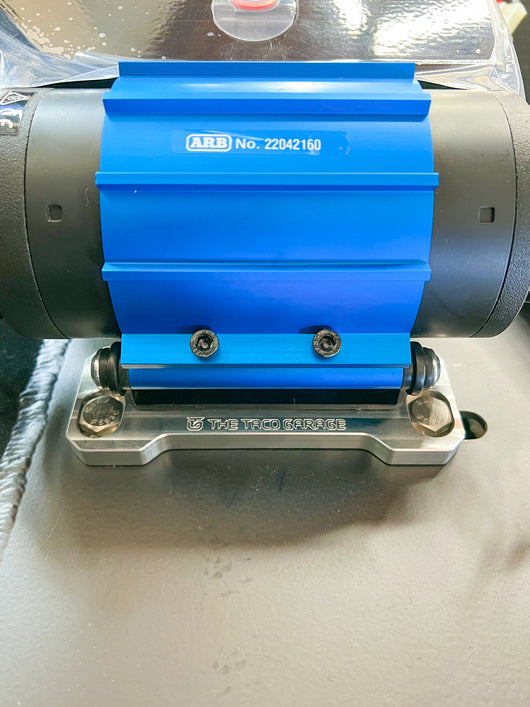 Machined Billet 6061 Aluminum ARB Twin Compressor to winch plate adapters