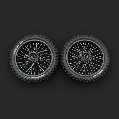 Tuttio Soleil 01 Complete 17/14" PitBike Wheelset.