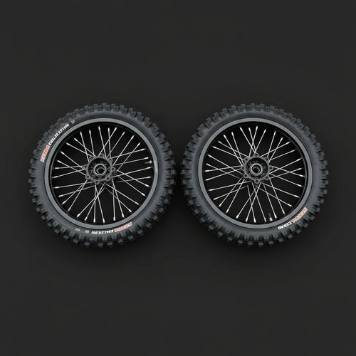 Tuttio Soleil 01 Complete 17/14" PitBike Wheelset.