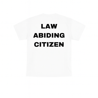 "LAW ABIDING CITIZEN" SHIRT - WHITE