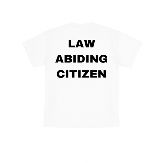 "LAW ABIDING CITIZEN" SHIRT - WHITE